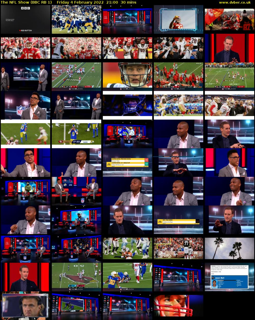 The NFL Show (BBC RB 1) Friday 4 February 2022 21:00 - 21:30