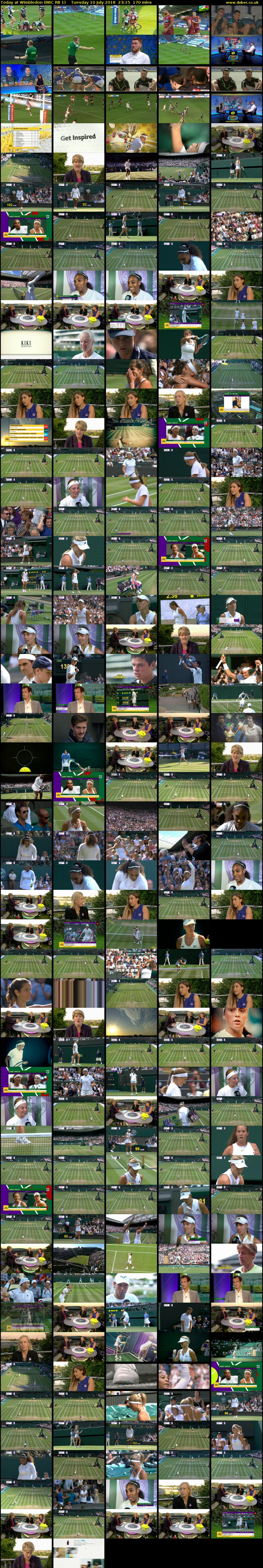 Today at Wimbledon (BBC RB 1) Tuesday 10 July 2018 23:15 - 02:05