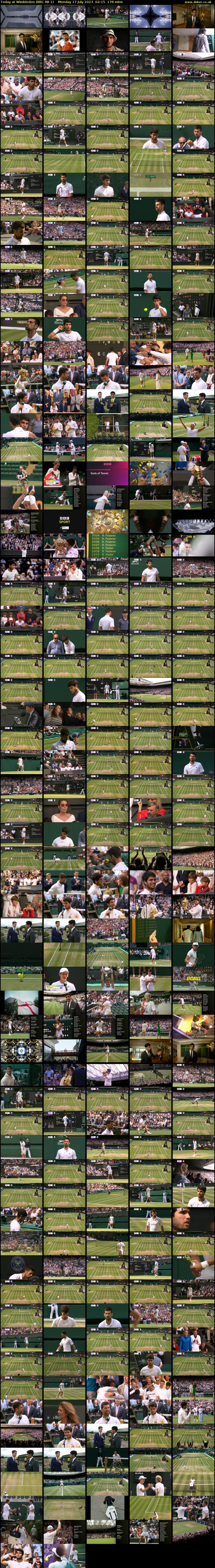 Today at Wimbledon (BBC RB 1) Monday 17 July 2023 02:15 - 05:13