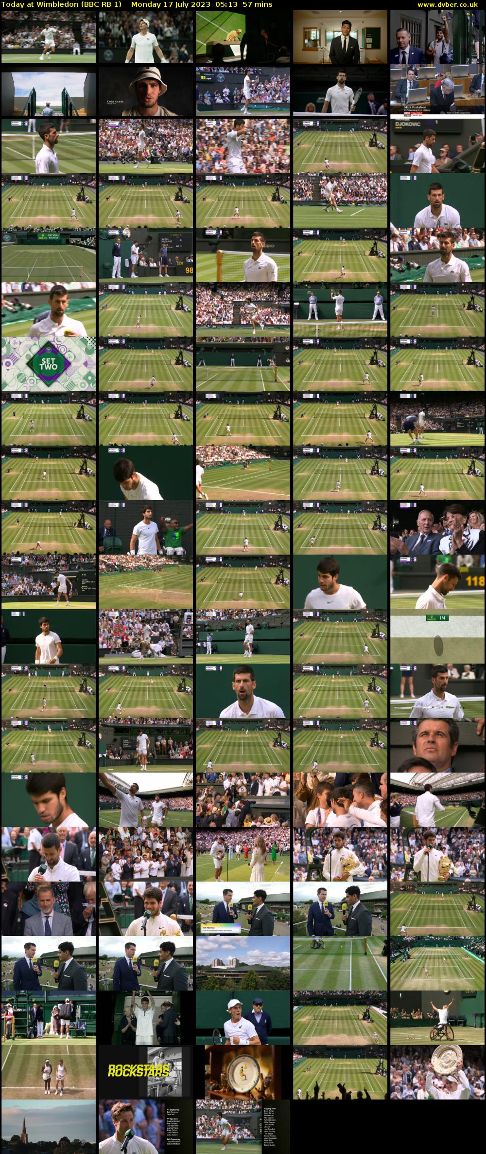 Today at Wimbledon (BBC RB 1) Monday 17 July 2023 05:13 - 06:10