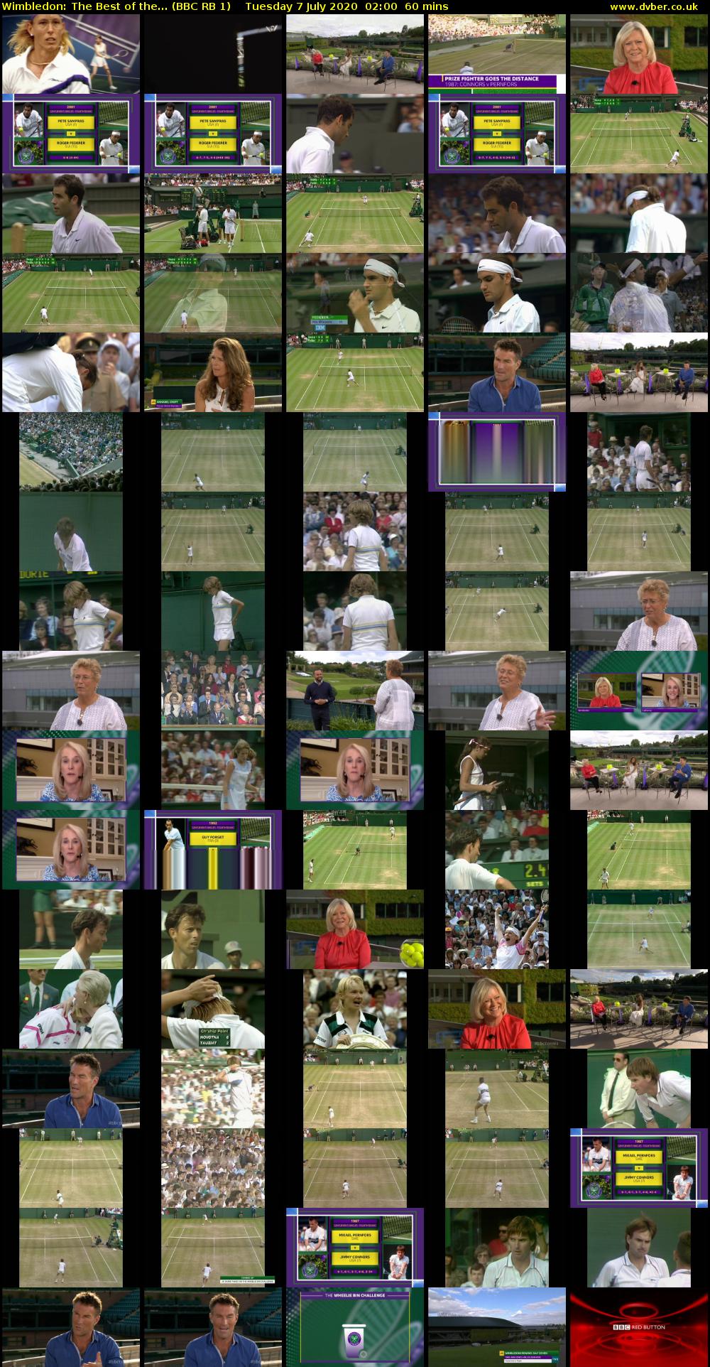 Wimbledon: The Best of the... (BBC RB 1) Tuesday 7 July 2020 02:00 - 03:00