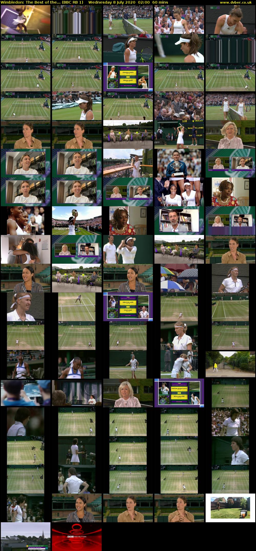 Wimbledon: The Best of the... (BBC RB 1) Wednesday 8 July 2020 02:00 - 03:00