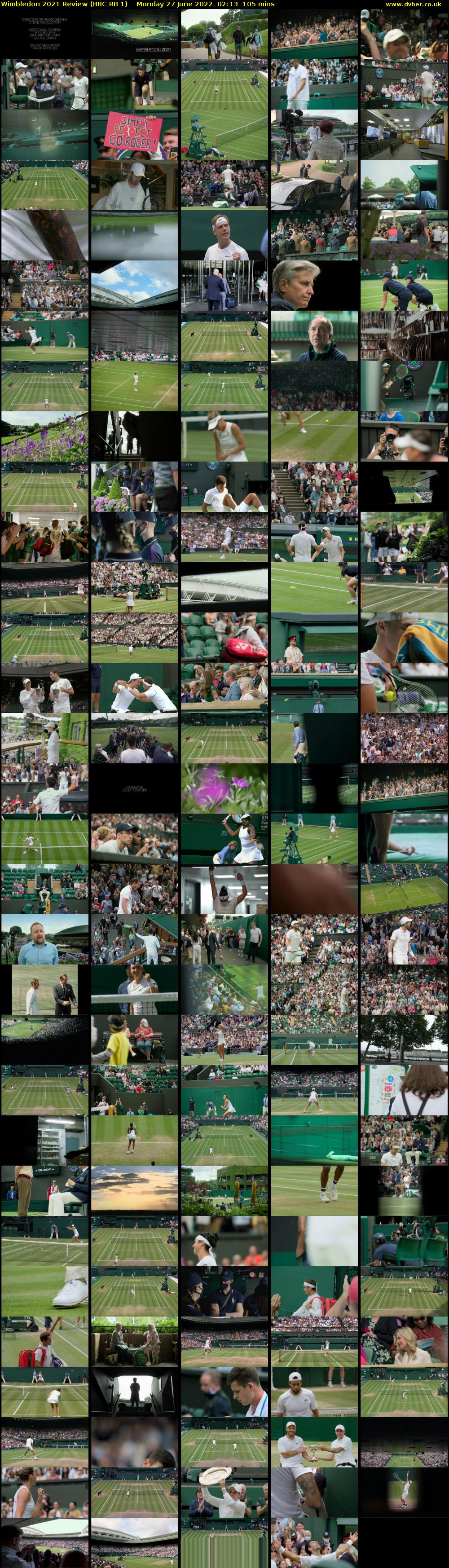 Wimbledon 2021 Review (BBC RB 1) Monday 27 June 2022 02:13 - 03:58