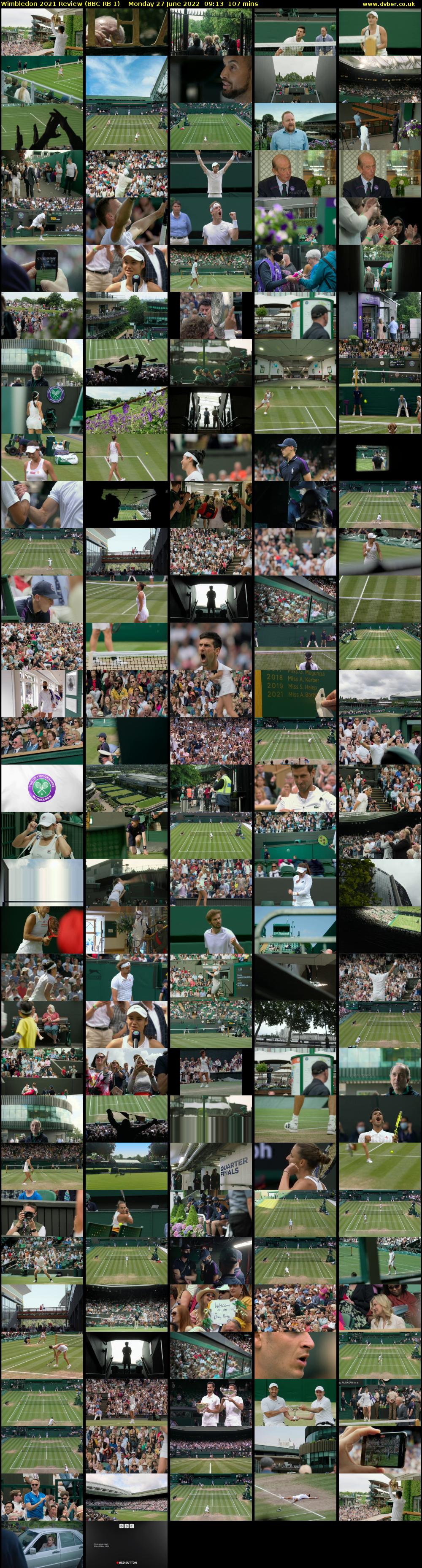 Wimbledon 2021 Review (BBC RB 1) Monday 27 June 2022 09:13 - 11:00