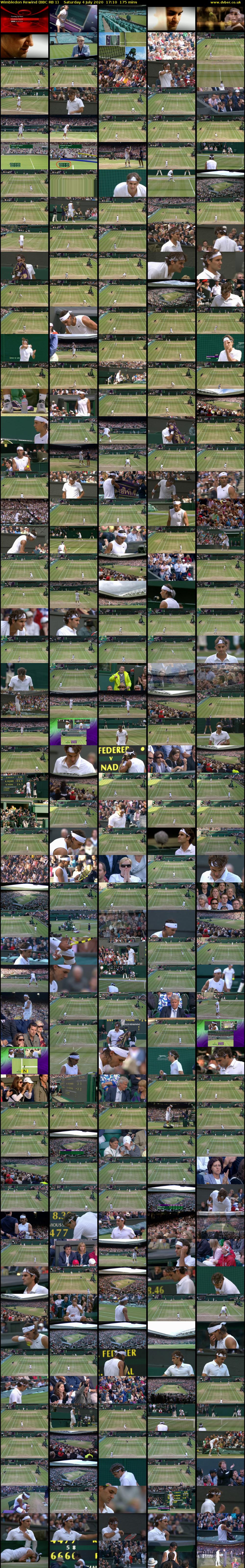 Wimbledon Rewind (BBC RB 1) Saturday 4 July 2020 17:10 - 20:05