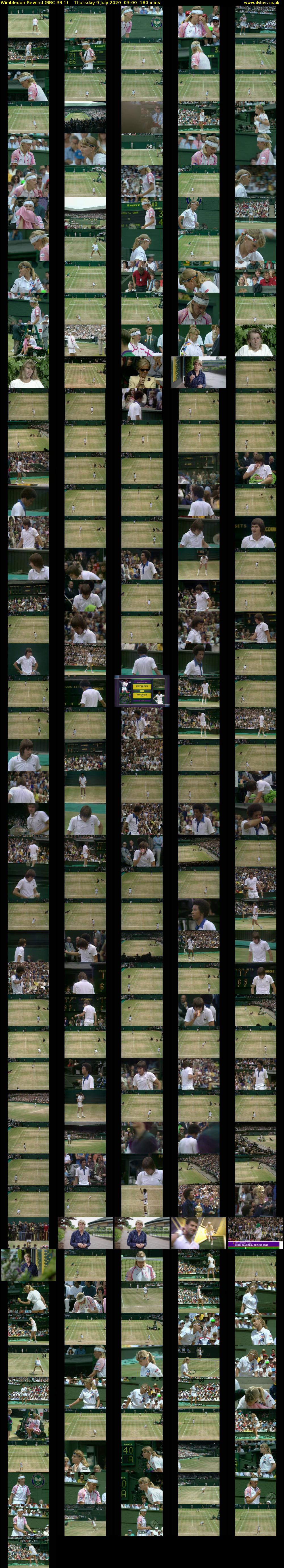 Wimbledon Rewind (BBC RB 1) Thursday 9 July 2020 03:00 - 06:00
