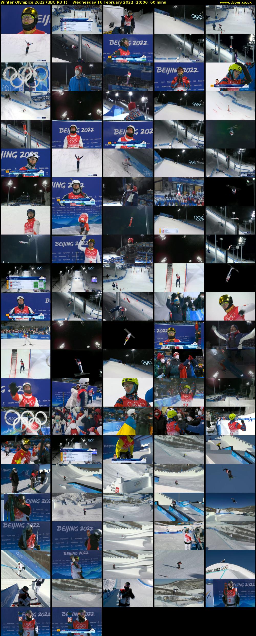 Winter Olympics 2022 (BBC RB 1) Wednesday 16 February 2022 20:00 - 21:00