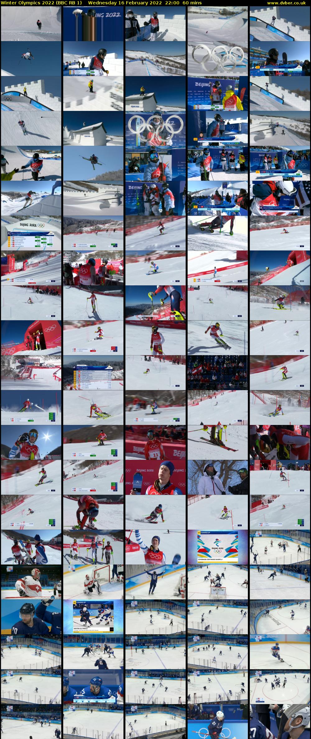 Winter Olympics 2022 (BBC RB 1) Wednesday 16 February 2022 22:00 - 23:00