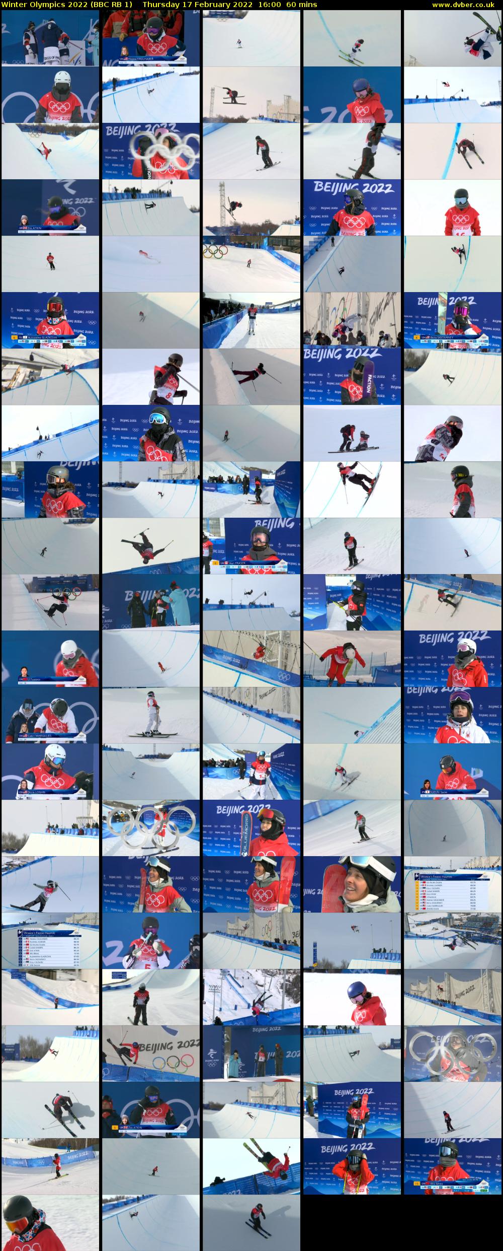 Winter Olympics 2022 (BBC RB 1) Thursday 17 February 2022 16:00 - 17:00