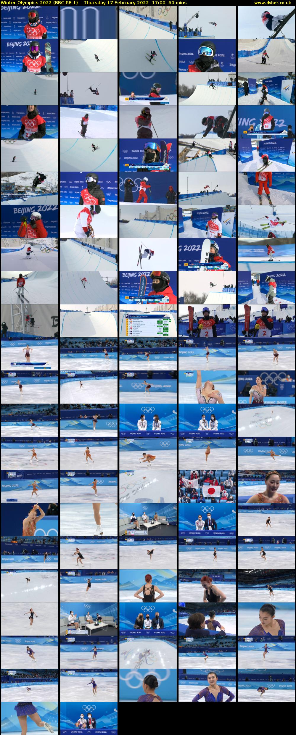 Winter Olympics 2022 (BBC RB 1) Thursday 17 February 2022 17:00 - 18:00