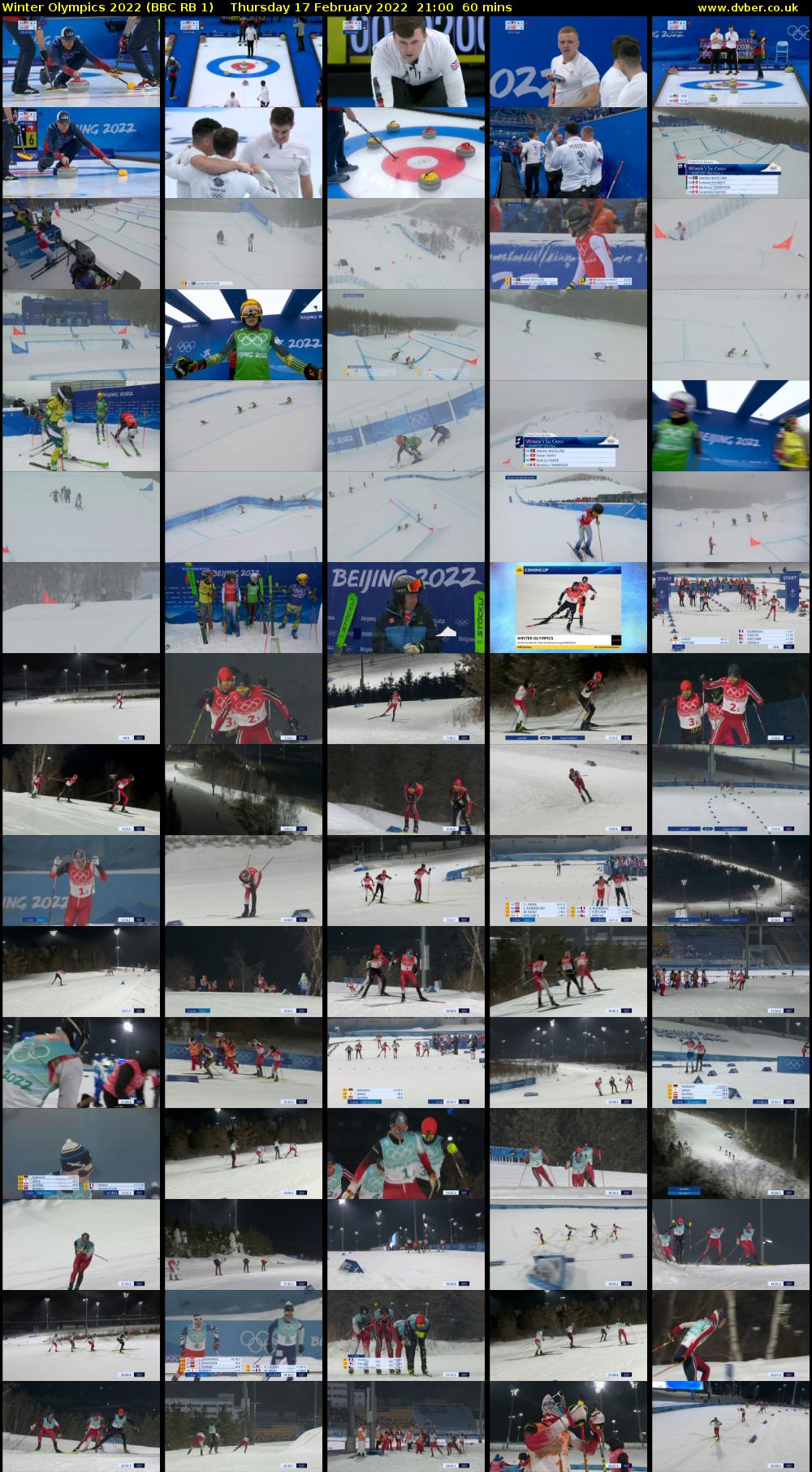 Winter Olympics 2022 (BBC RB 1) Thursday 17 February 2022 21:00 - 22:00