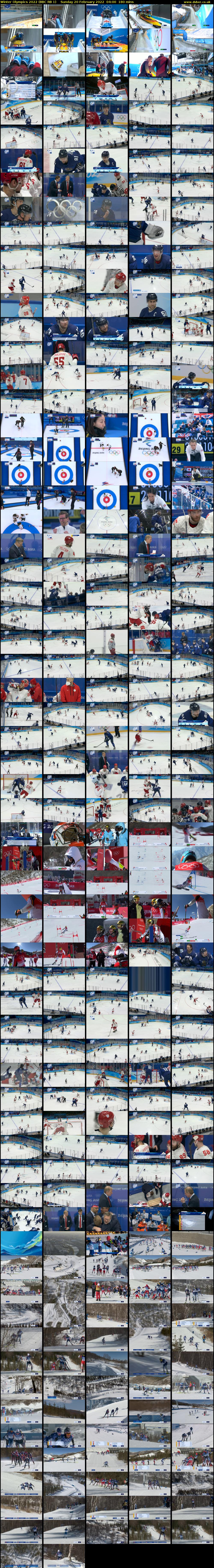 Winter Olympics 2022 (BBC RB 1) Sunday 20 February 2022 04:00 - 07:00