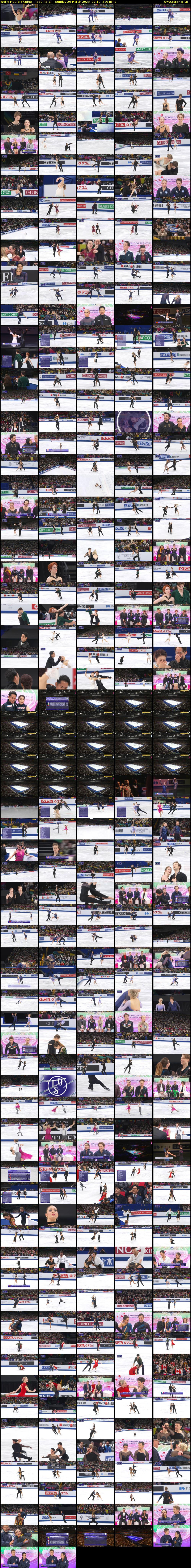 World Figure Skating... (BBC RB 1) Sunday 26 March 2023 07:10 - 10:40