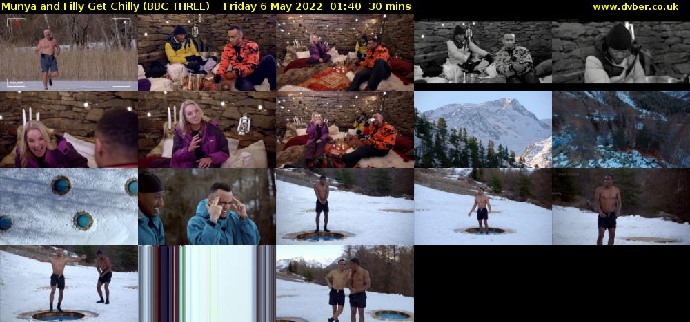 Munya and Filly Get Chilly (BBC THREE) Friday 6 May 2022 01:40 - 02:10