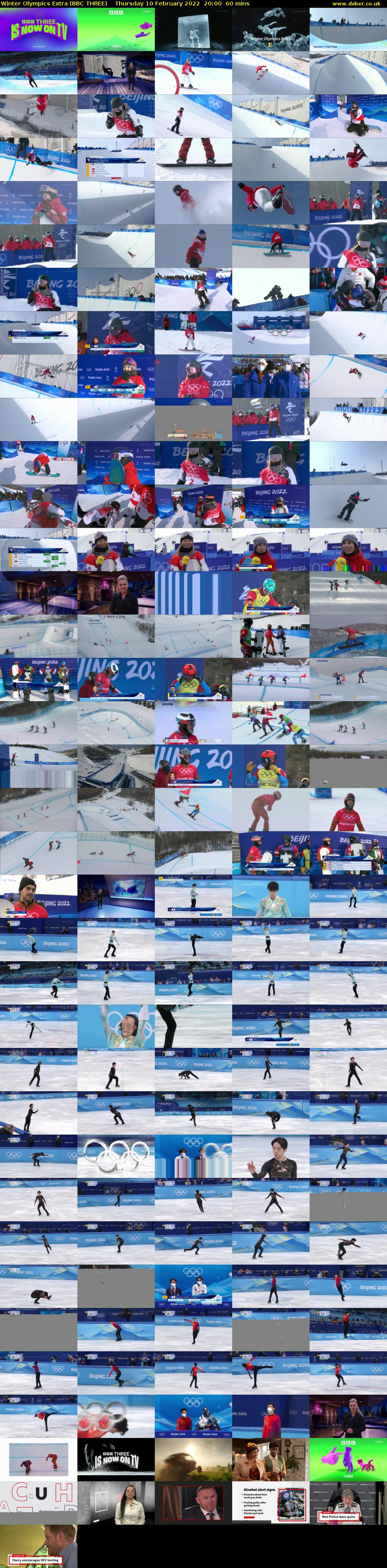 Winter Olympics Extra (BBC THREE) Thursday 10 February 2022 20:00 - 21:00