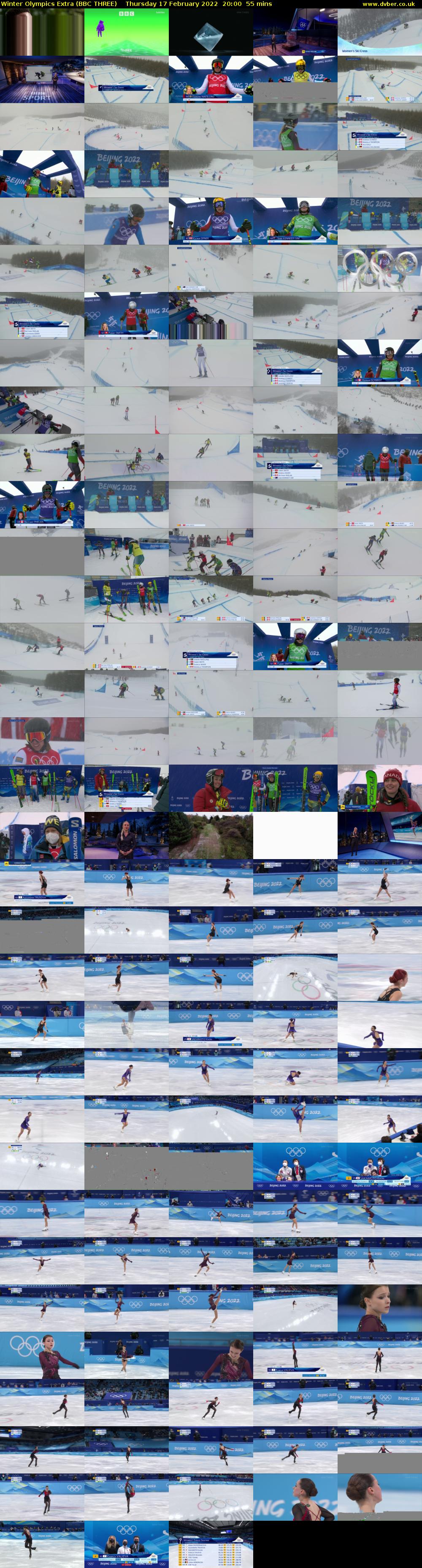 Winter Olympics Extra (BBC THREE) Thursday 17 February 2022 20:00 - 20:55