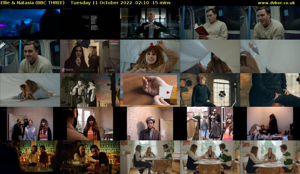 Ellie & Natasia (BBC THREE) Tuesday 11 October 2022 02:10 - 02:25
