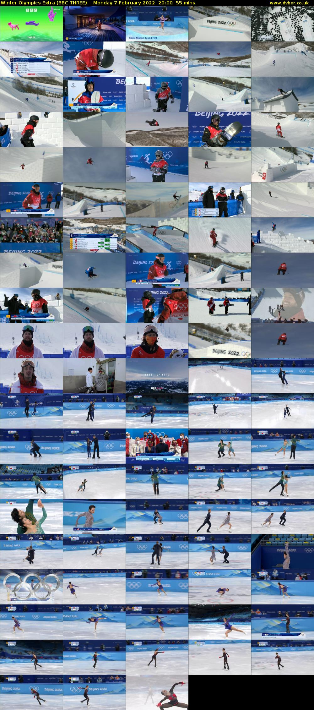 Winter Olympics Extra (BBC THREE) Monday 7 February 2022 20:00 - 20:55