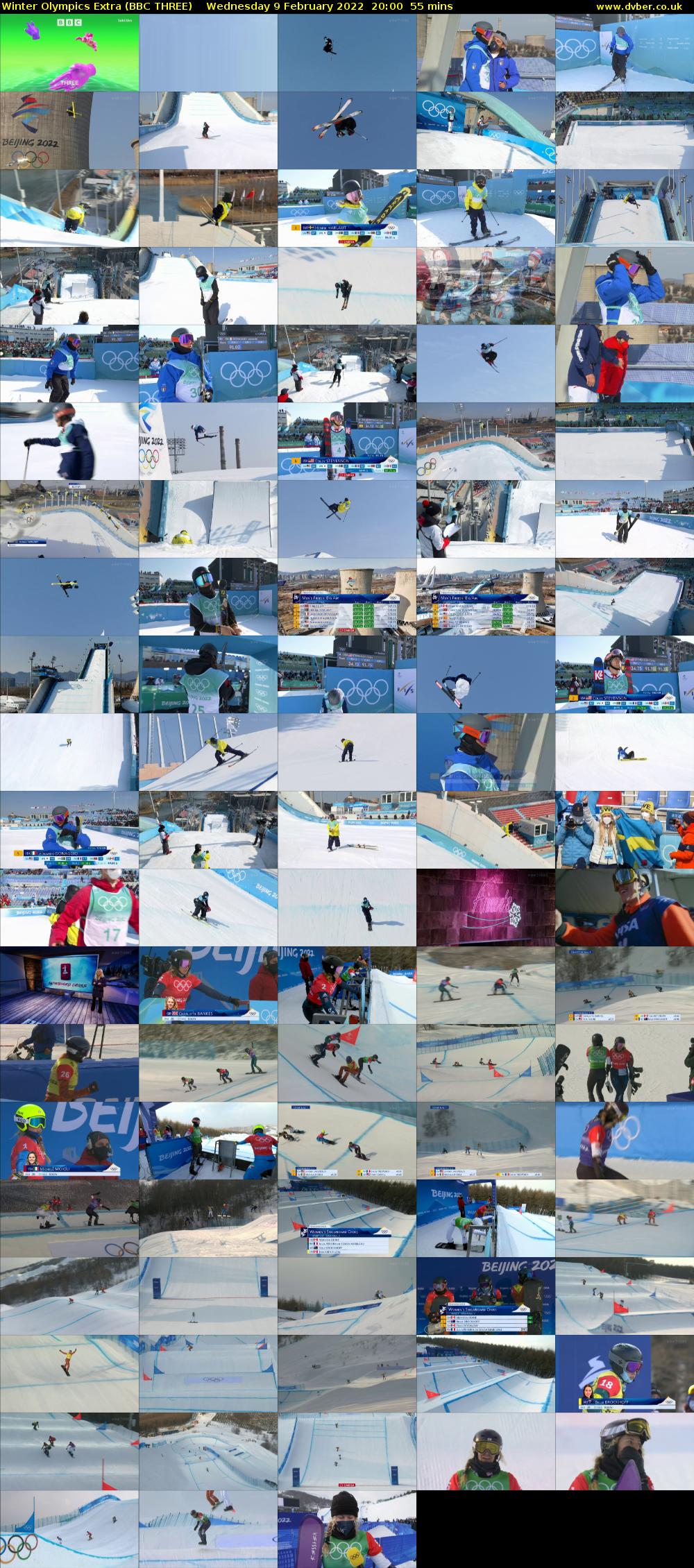 Winter Olympics Extra (BBC THREE) Wednesday 9 February 2022 20:00 - 20:55