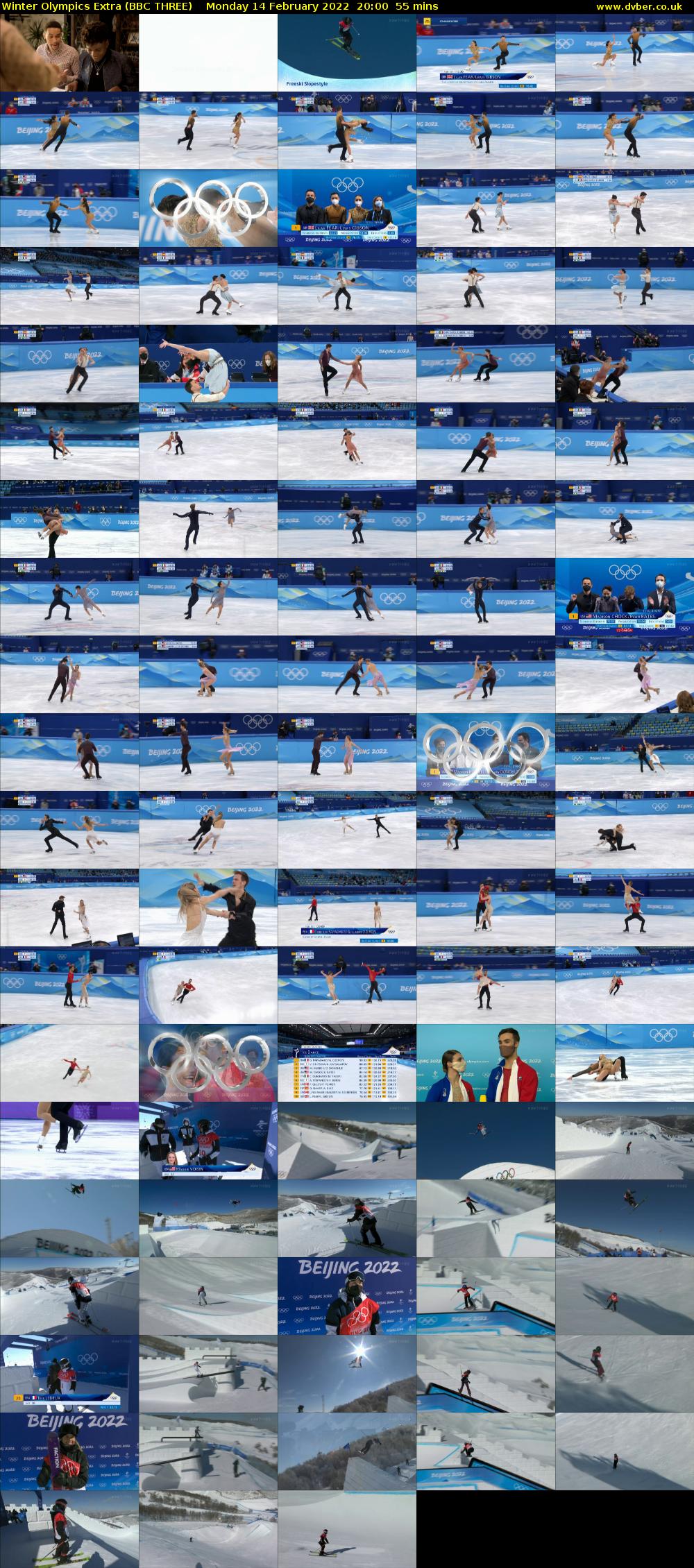 Winter Olympics Extra (BBC THREE) Monday 14 February 2022 20:00 - 20:55