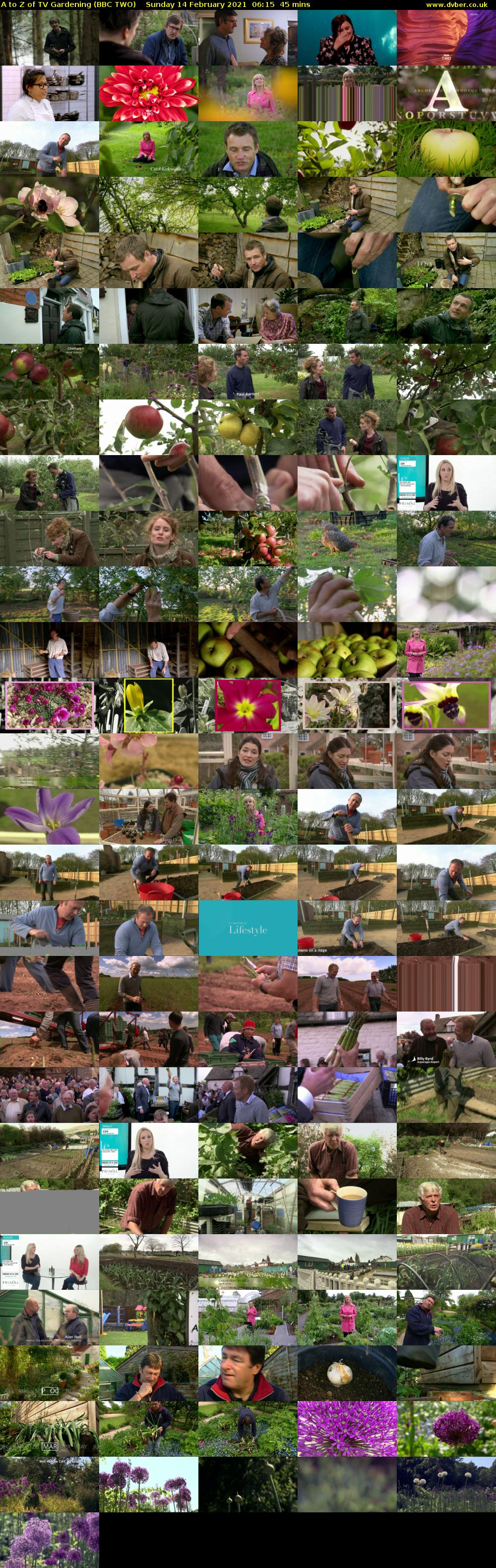 A to Z of TV Gardening (BBC TWO) Sunday 14 February 2021 06:15 - 07:00