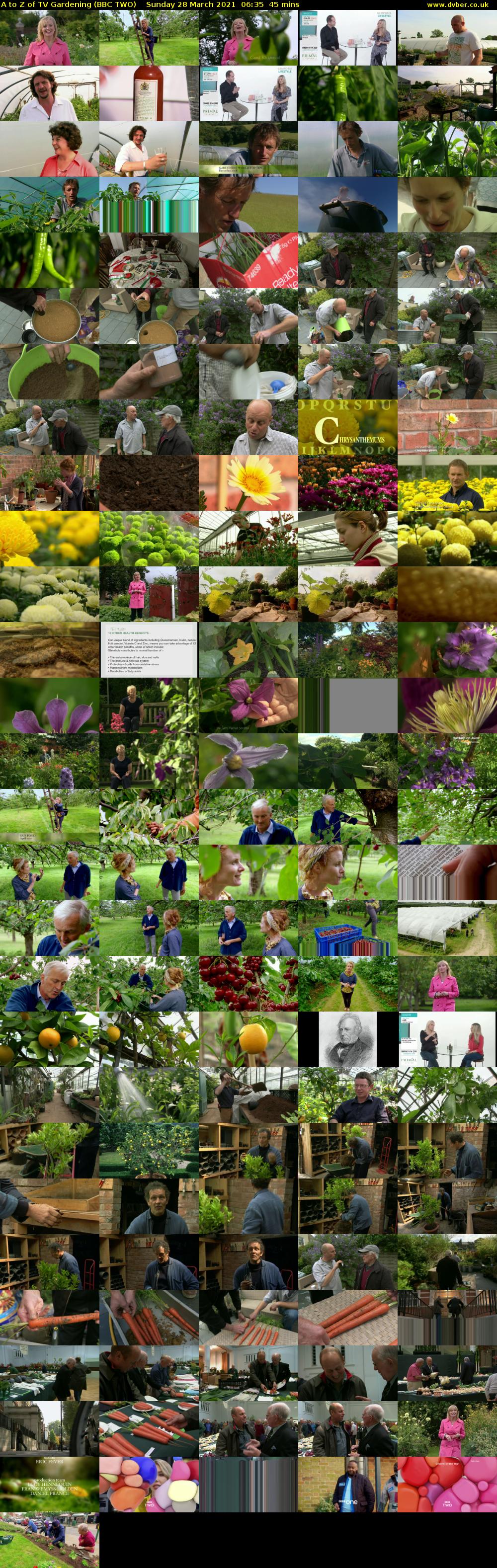A to Z of TV Gardening (BBC TWO) Sunday 28 March 2021 06:35 - 07:20