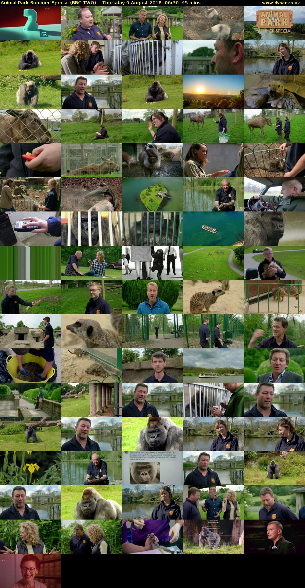 Animal Park Summer Special (BBC TWO) Thursday 9 August 2018 06:30 - 07:15