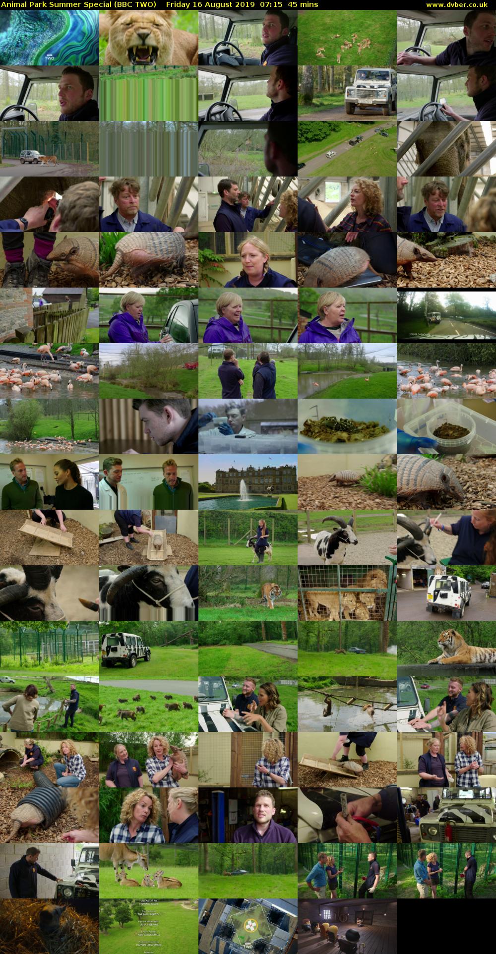 Animal Park Summer Special (BBC TWO) Friday 16 August 2019 07:15 - 08:00