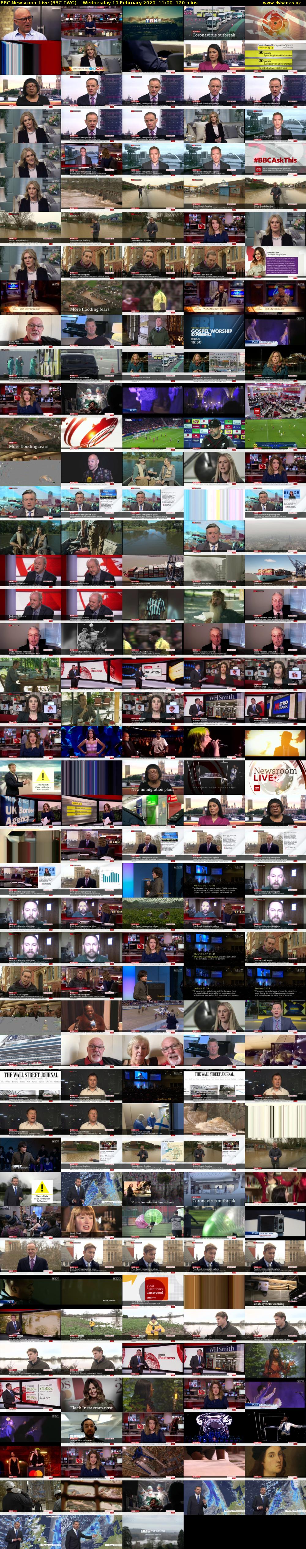 BBC Newsroom Live (BBC TWO) Wednesday 19 February 2020 11:00 - 13:00