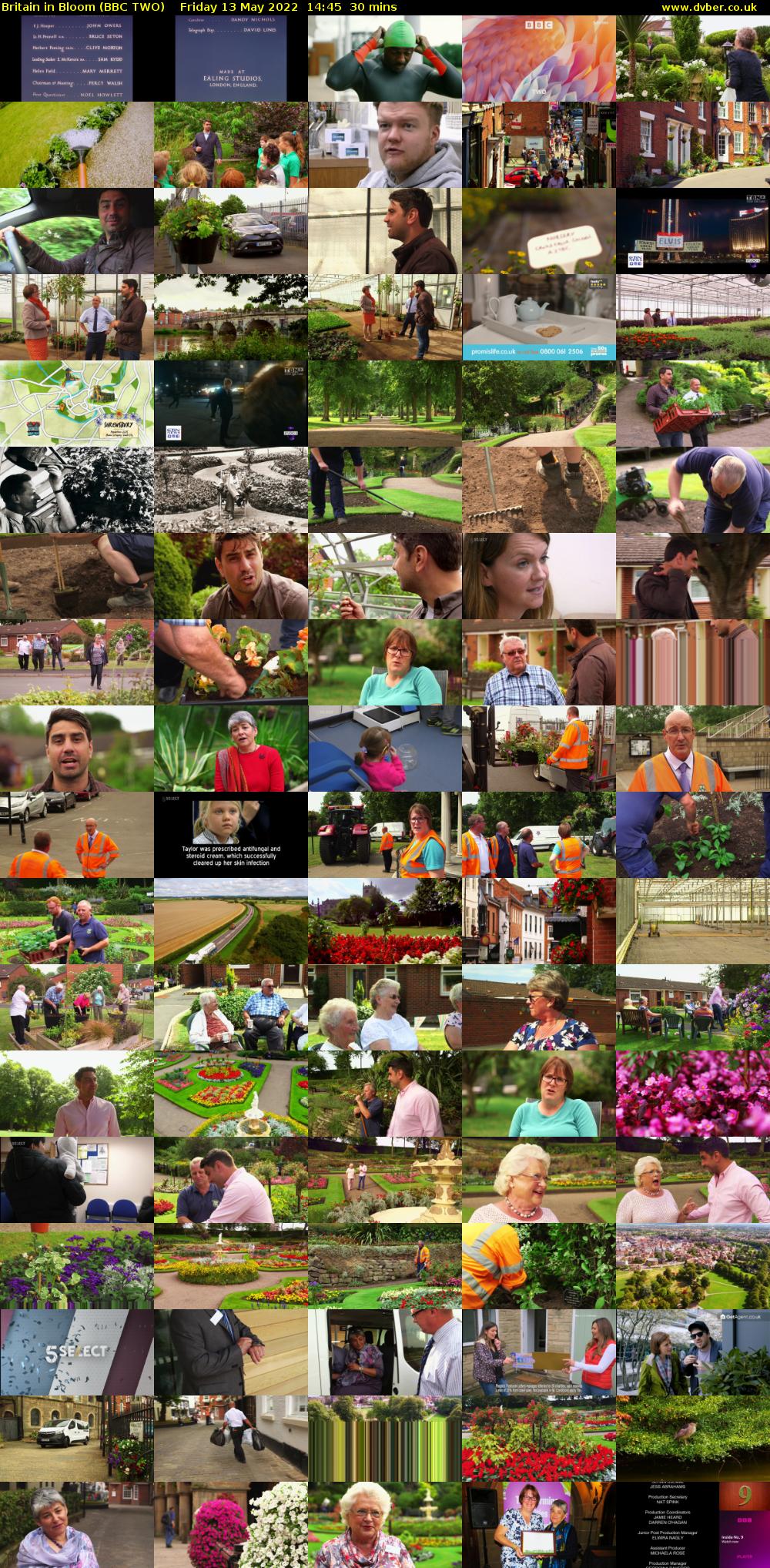 Britain in Bloom (BBC TWO) Friday 13 May 2022 14:45 - 15:15