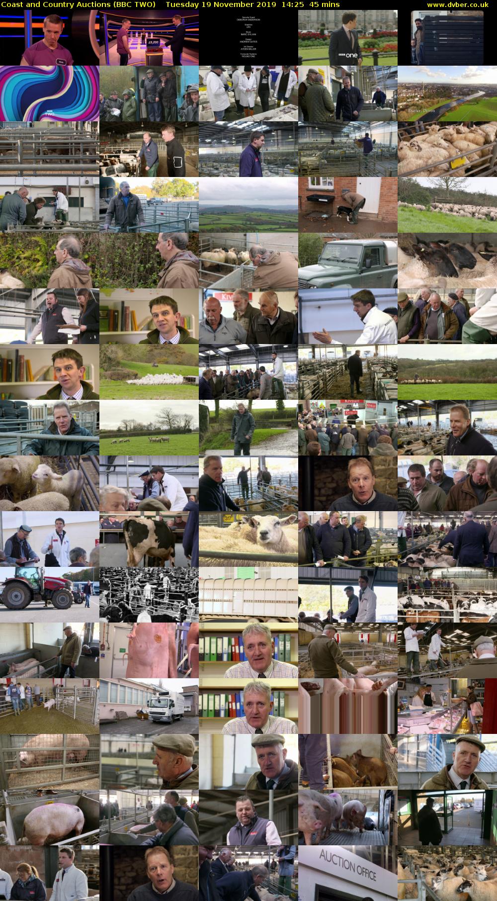 Coast and Country Auctions (BBC TWO) Tuesday 19 November 2019 14:25 - 15:10