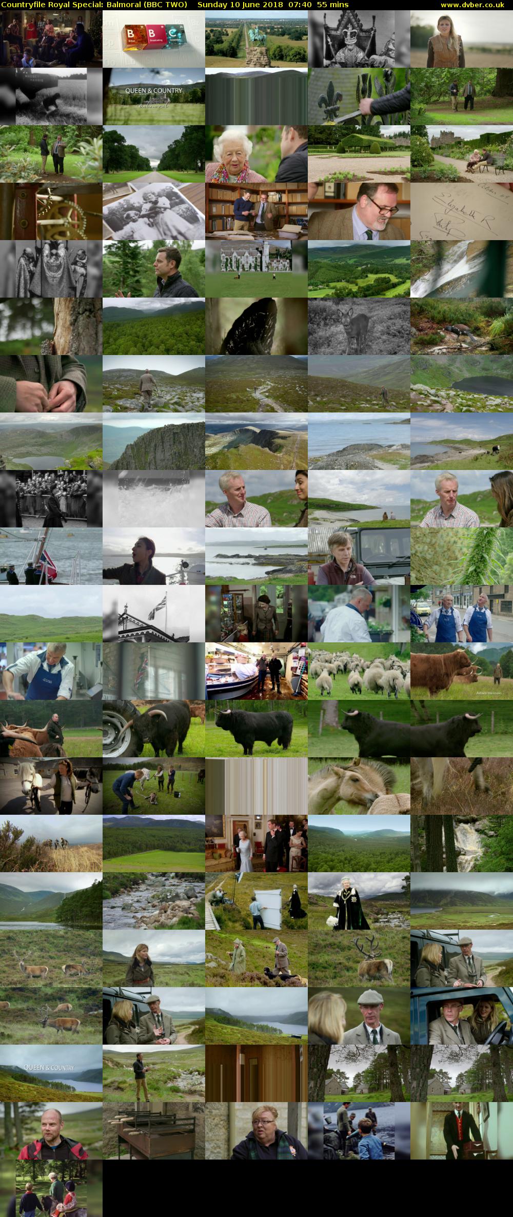 Countryfile Royal Special: Balmoral (BBC TWO) Sunday 10 June 2018 07:40 - 08:35