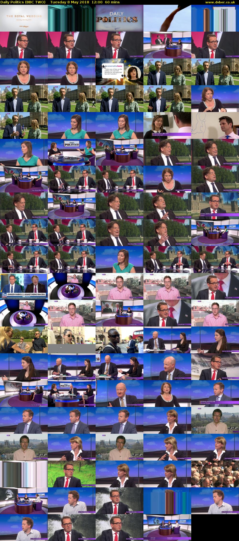 Daily Politics (BBC TWO) Tuesday 8 May 2018 12:00 - 13:00