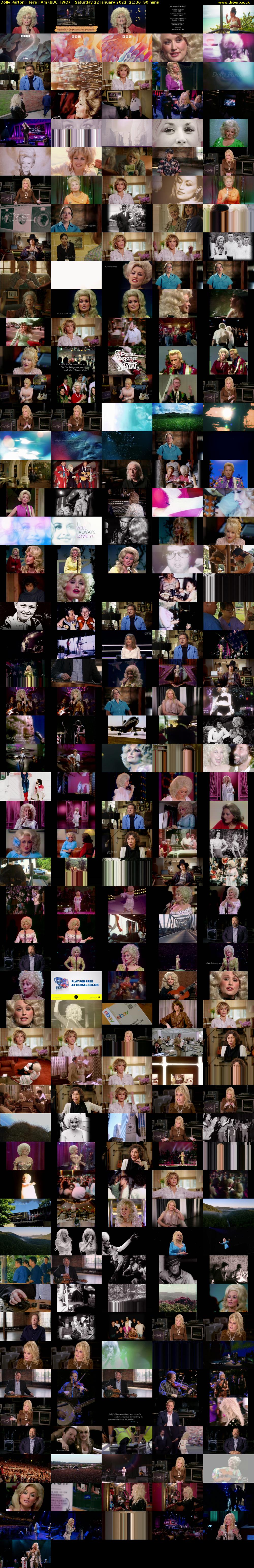 Dolly Parton: Here I Am (BBC TWO) Saturday 22 January 2022 21:30 - 23:00