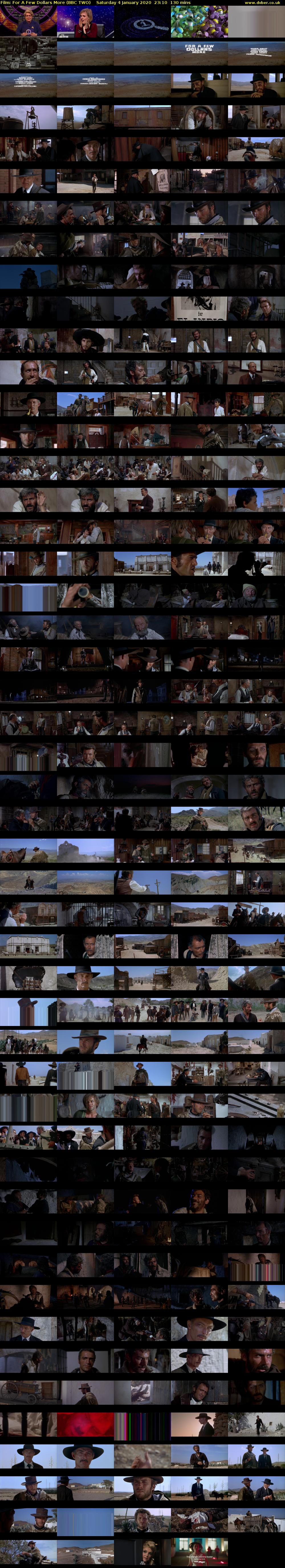 Film: For A Few Dollars More (BBC TWO) Saturday 4 January 2020 23:10 - 01:20