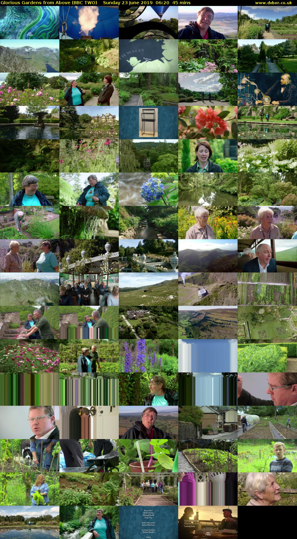 Glorious Gardens from Above (BBC TWO) Sunday 23 June 2019 06:20 - 07:05