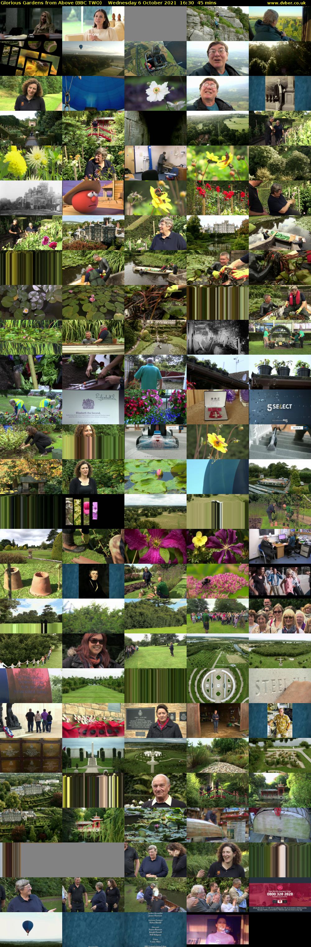 Glorious Gardens from Above (BBC TWO) Wednesday 6 October 2021 16:30 - 17:15