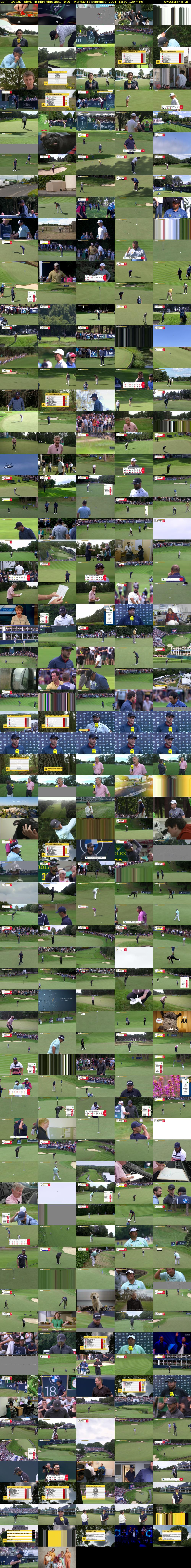 Golf: PGA Championship Highlights (BBC TWO) Monday 13 September 2021 13:30 - 15:30