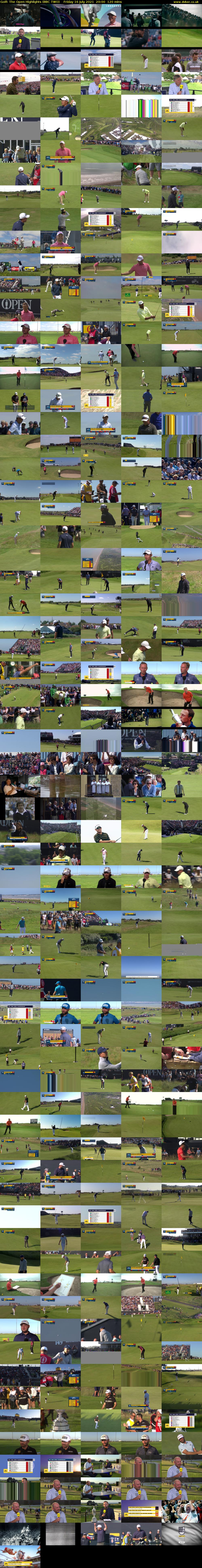 Golf: The Open Highlights (BBC TWO) Friday 16 July 2021 20:00 - 22:00