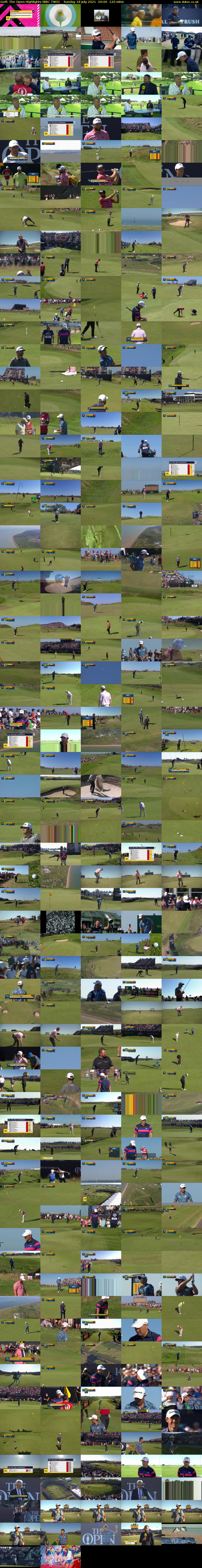 Golf: The Open Highlights (BBC TWO) Sunday 18 July 2021 20:00 - 22:00