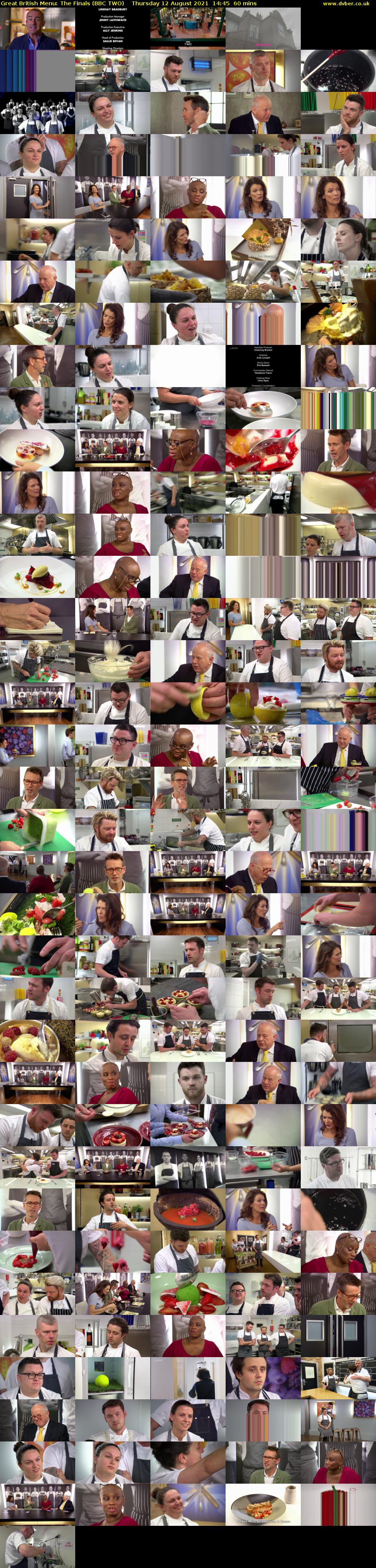 Great British Menu: The Finals (BBC TWO) Thursday 12 August 2021 14:45 - 15:45