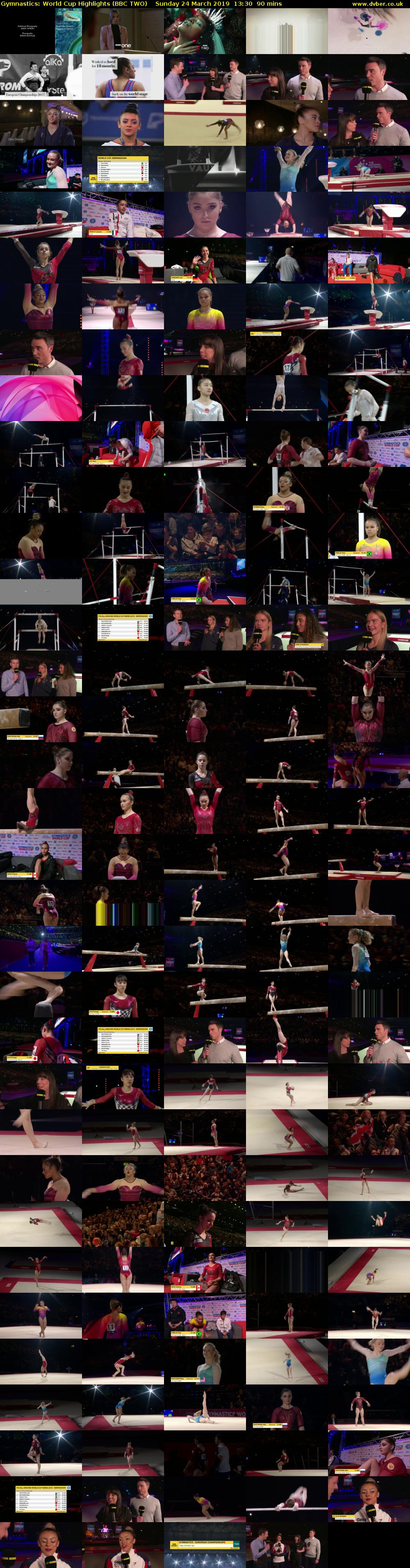 Gymnastics: World Cup Highlights (BBC TWO) Sunday 24 March 2019 13:30 - 15:00