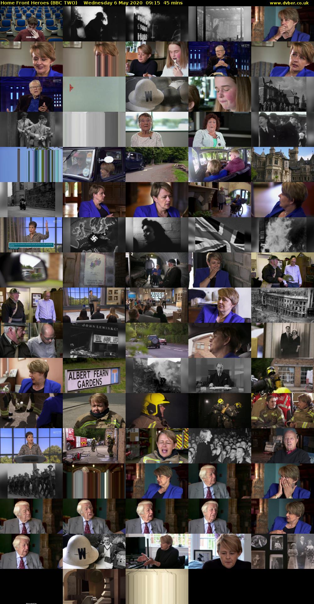 Home Front Heroes (BBC TWO) Wednesday 6 May 2020 09:15 - 10:00