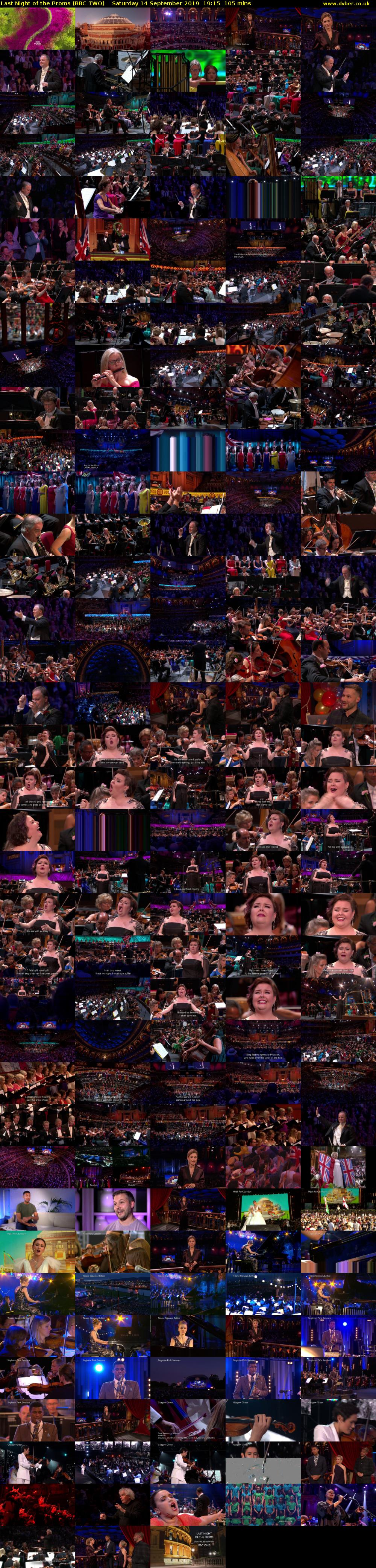 Last Night of the Proms (BBC TWO) Saturday 14 September 2019 19:15 - 21:00