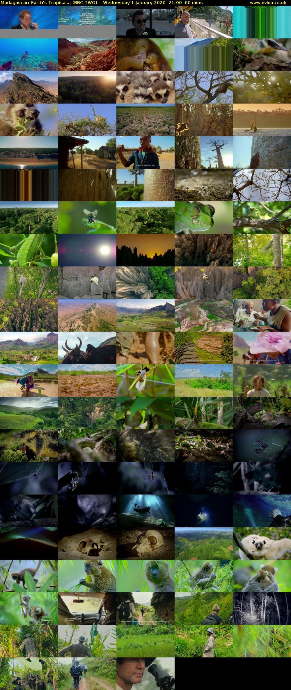 Madagascar: Earth's Tropical... (BBC TWO) Wednesday 1 January 2020 21:00 - 22:00