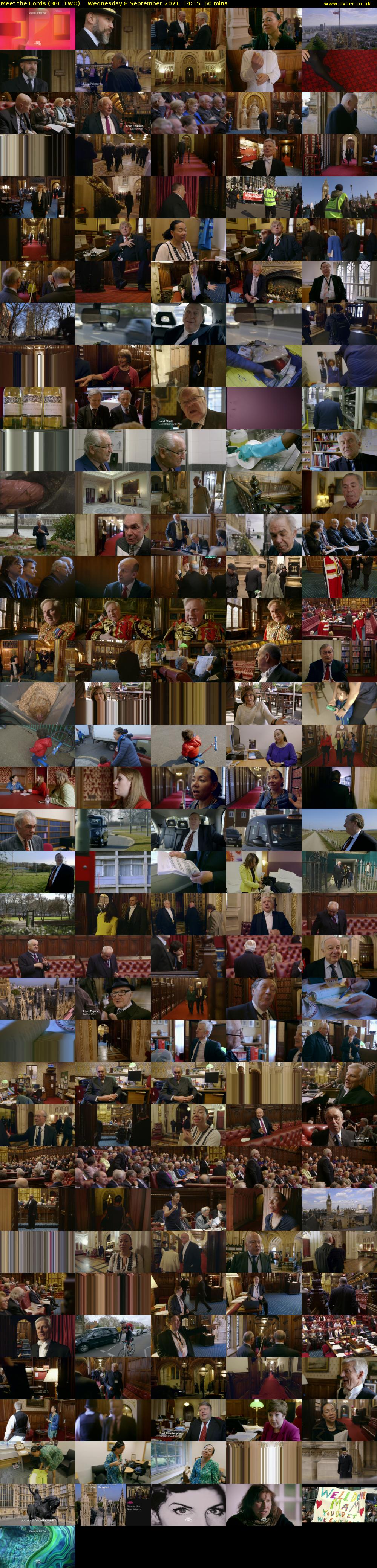 Meet the Lords (BBC TWO) Wednesday 8 September 2021 14:15 - 15:15