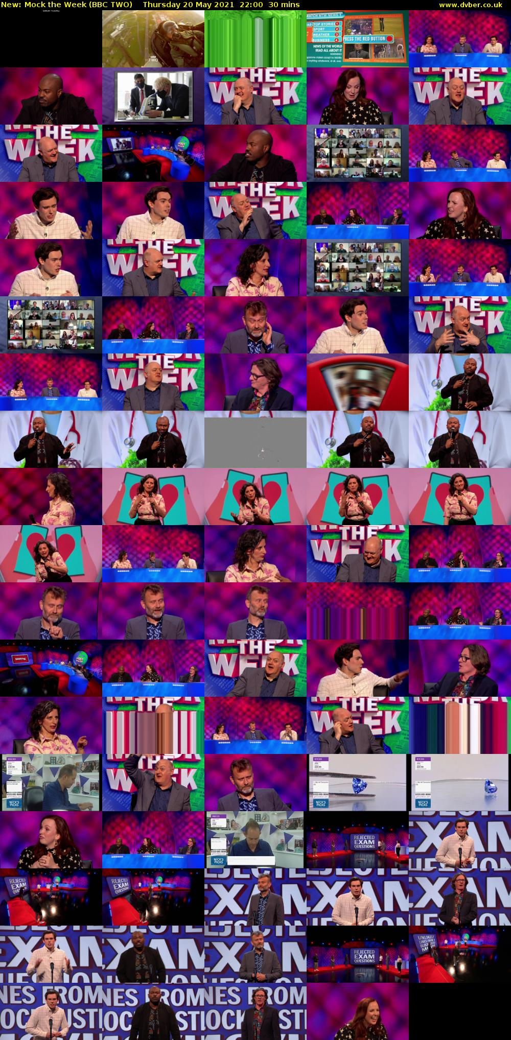 Mock the Week (BBC TWO) Thursday 20 May 2021 22:00 - 22:30