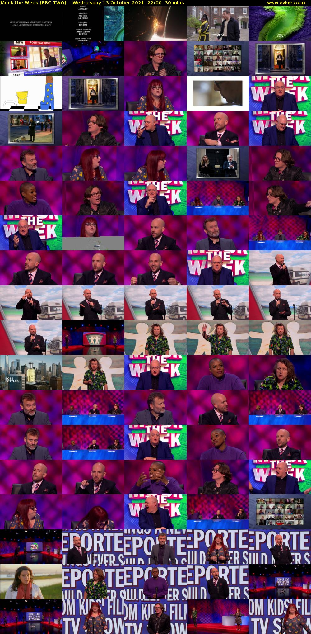 Mock the Week (BBC TWO) Wednesday 13 October 2021 22:00 - 22:30