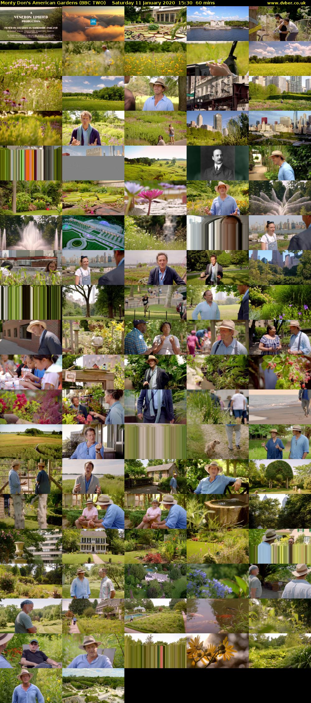 Monty Don's American Gardens (BBC TWO) Saturday 11 January 2020 15:30 - 16:30