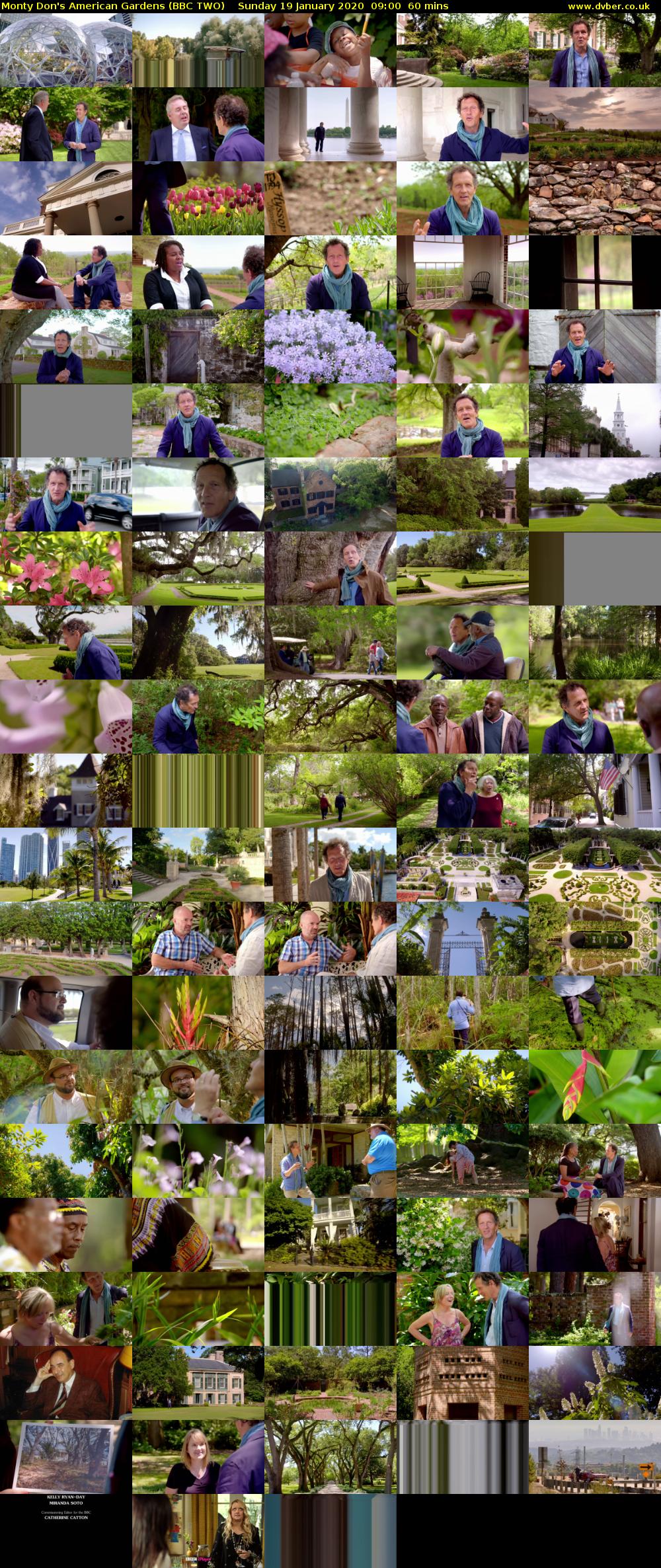 Monty Don's American Gardens (BBC TWO) Sunday 19 January 2020 09:00 - 10:00